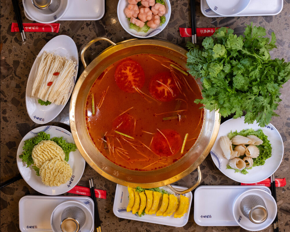 Hot pot sin gluten y vegetariano